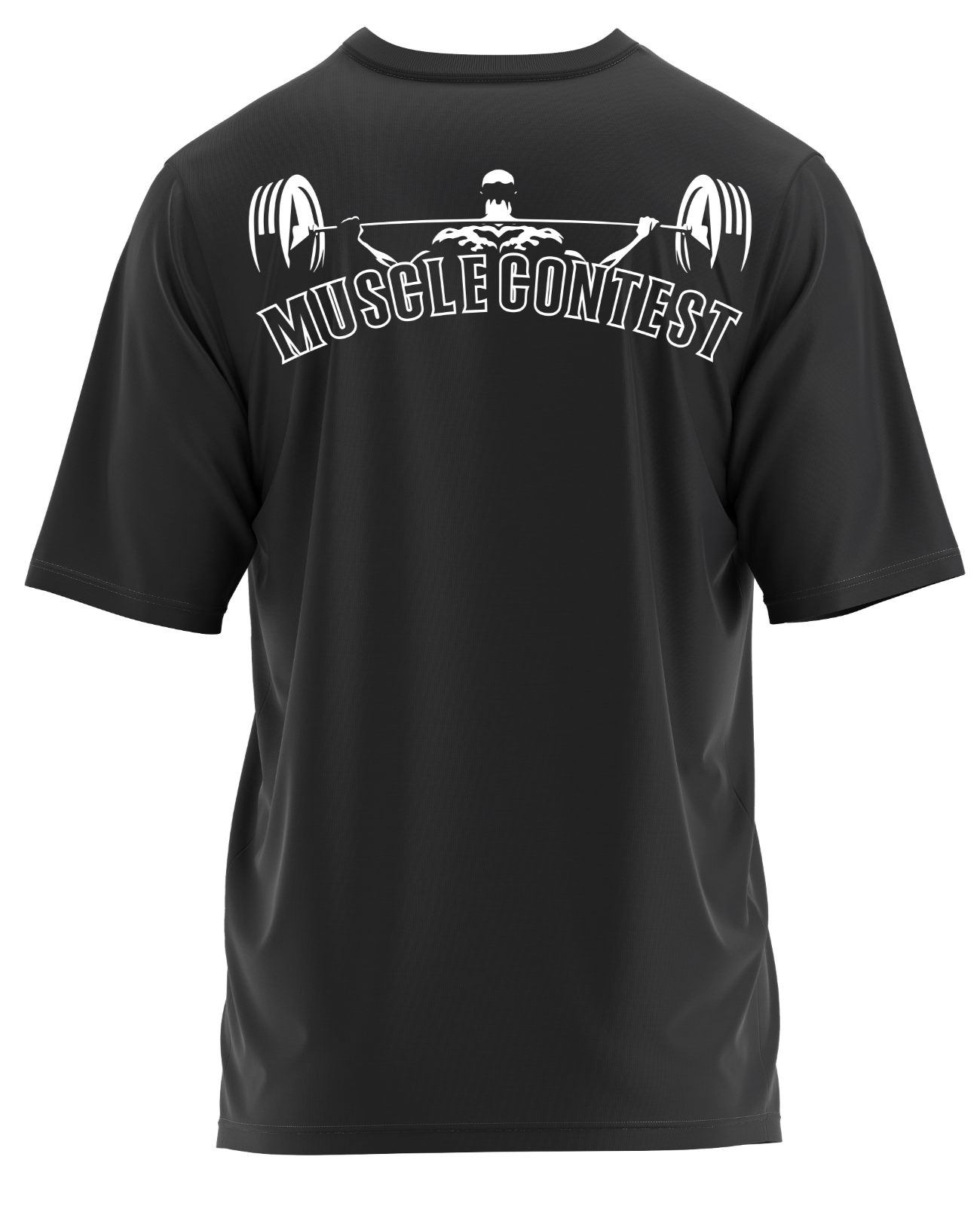 Muscle Contest Bodybuilder Black Tee
