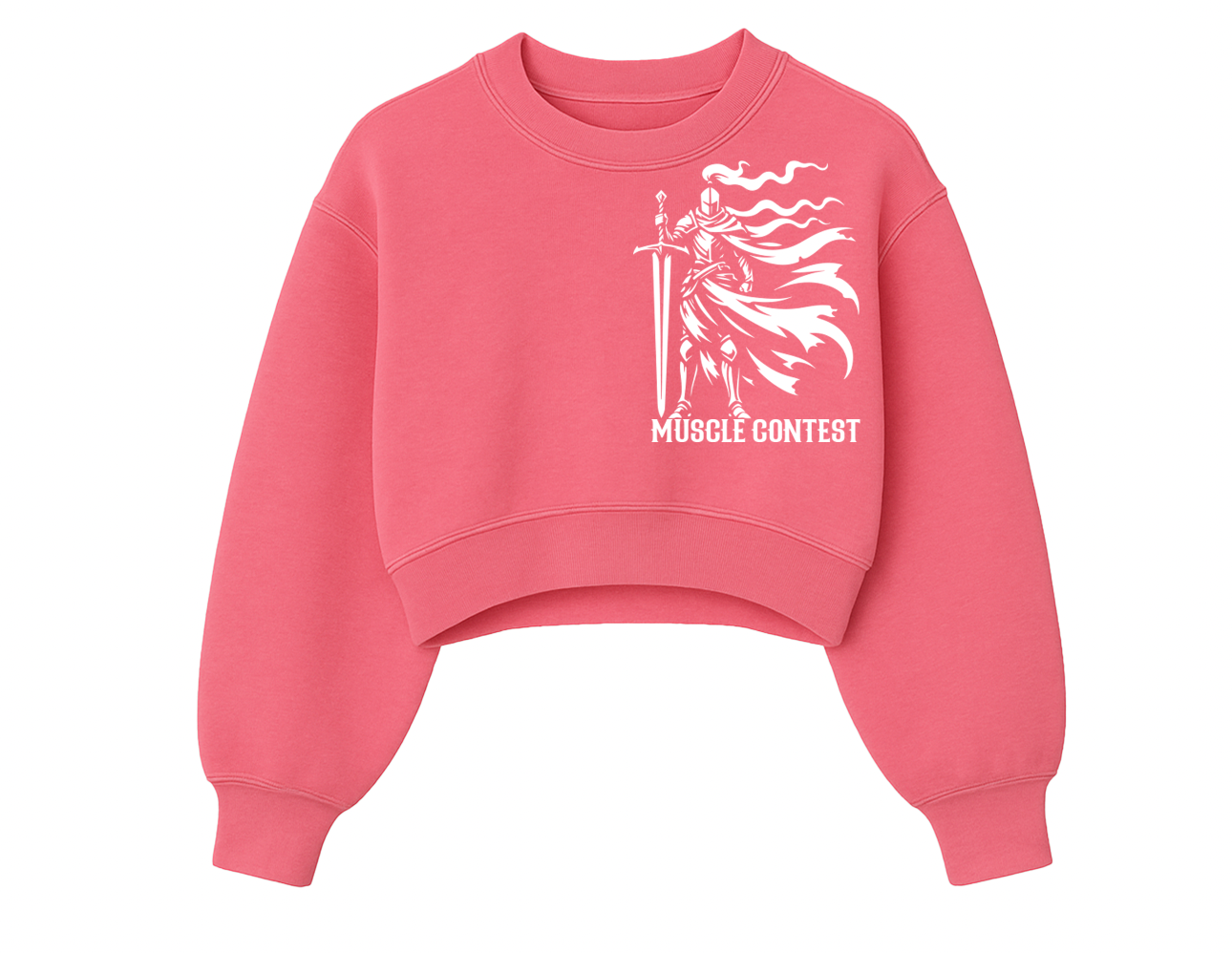 Muscle Contest Pink Crew with Knight
