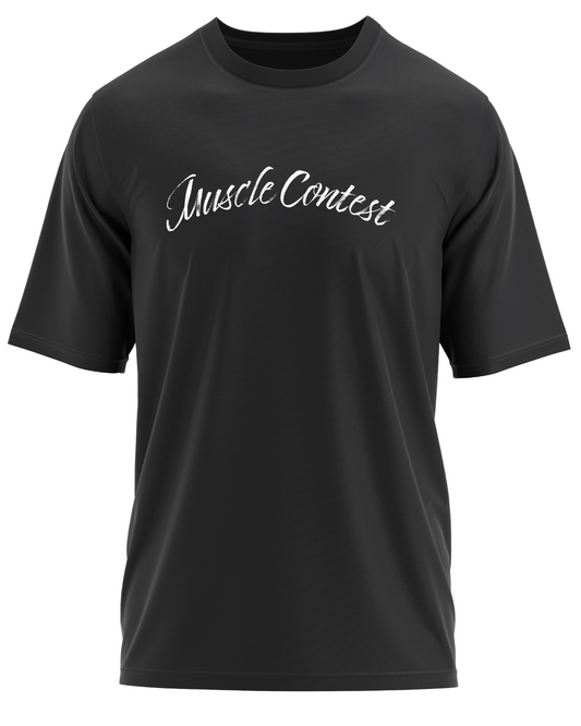 Muscle Contest Bodybuilder Black Tee