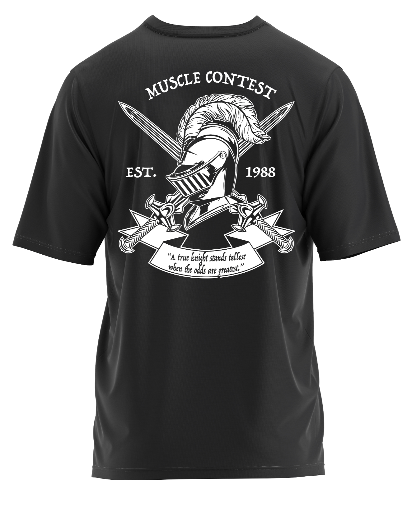 Muscle Contest Knight Black Tee