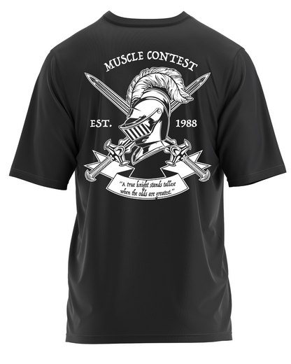 Muscle Contest Knight Black Tee
