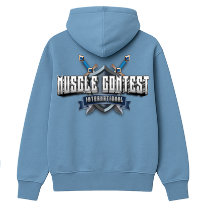 Muscle Contest Columbia Blue Pullover Hoodie